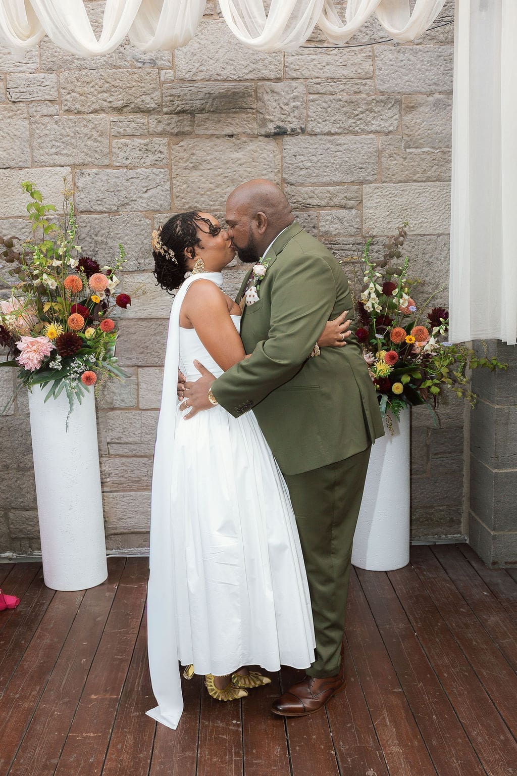 Discover Lovemine & Tyrone's intimate September wedding at Café Pêche in Montreal, captured through documentary photography and authentic Super 8 film by RK Collective.